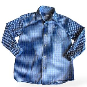 Crewcuts Poplin Gingham Button-Down Shirt